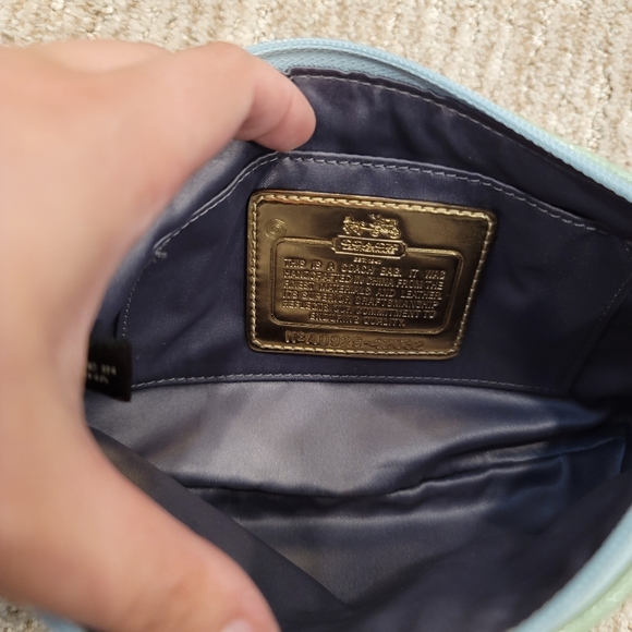 Coach Amanda Pleated Satin Wristlet - Picture 5 of 11